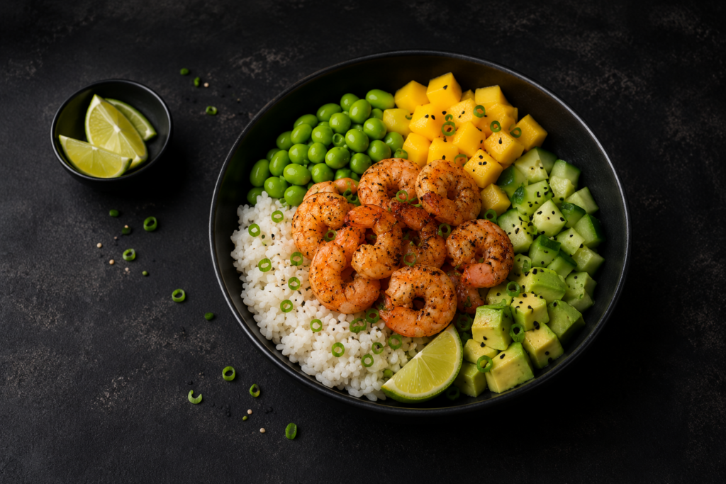 Tropical Shrimp Bowl ChatGPT Image 3. Juni 2026, 13_31_53